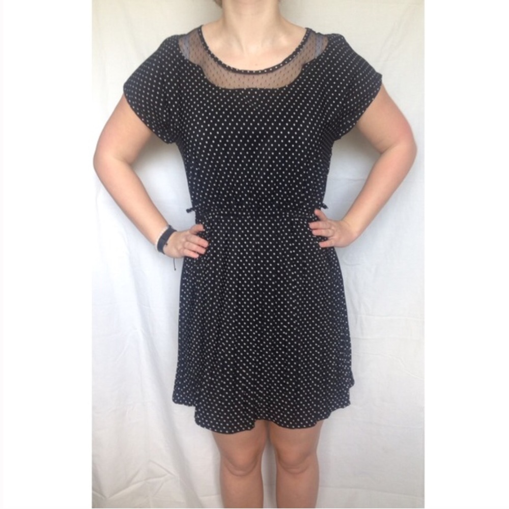 Black/White Polka Dot Dress